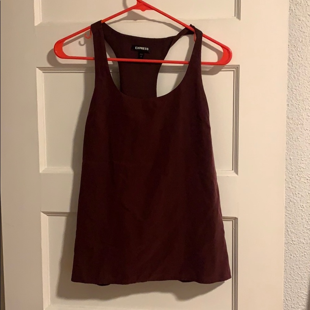 Maroon tank top